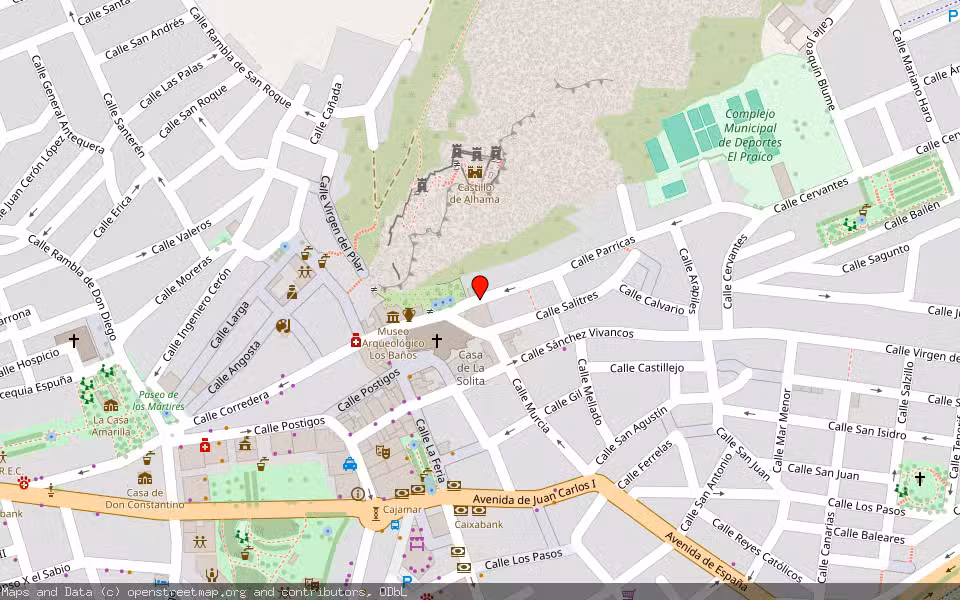 Mapa de Subasta Inmueble (Vivienda) en Alhama De Murcia, Murcia