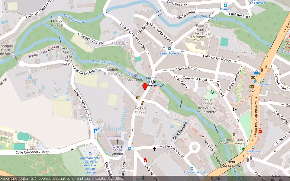 Mapa de Subasta Inmueble (Vivienda) en Segovia