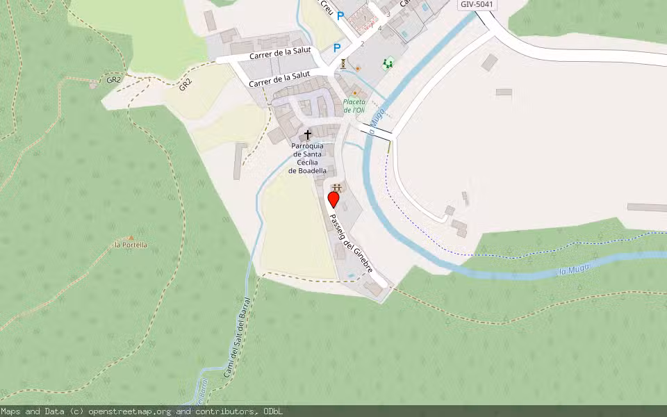 Mapa de Subasta Inmueble (Vivienda) en Boadella D'empordà, Girona