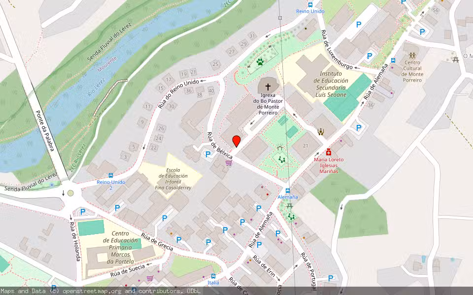 Mapa de Subasta Inmueble (Vivienda) en Pontevedra