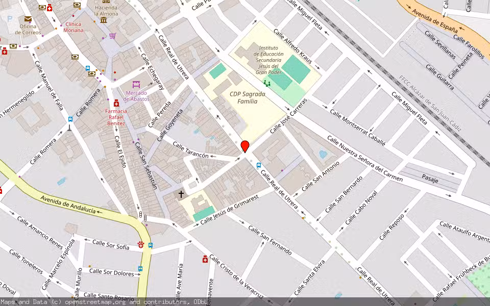 Mapa de Subasta Inmueble (Otros) en Dos Hermanas, Sevilla