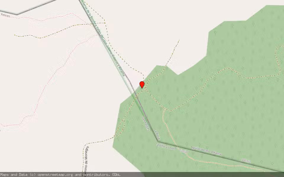 Mapa de Subasta Inmueble (Finca rústica) en San Felices, Soria
