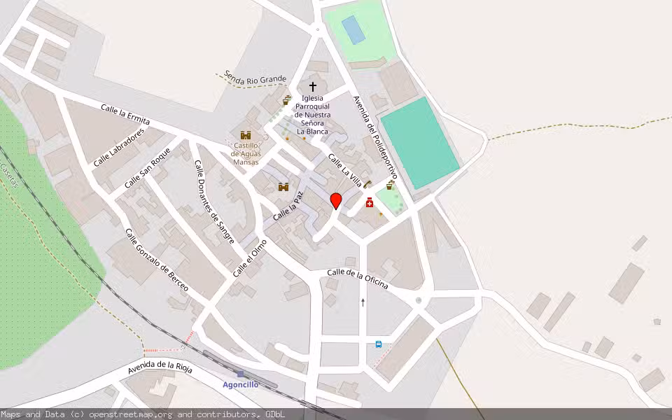 Mapa de Subasta Inmueble (Vivienda) en Agoncillo, La Rioja