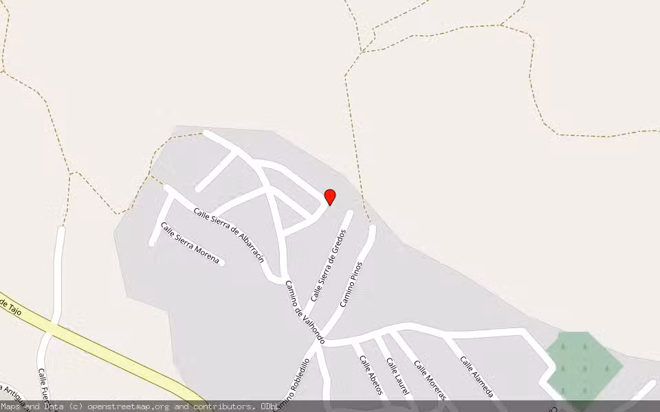 Mapa de Subasta Inmueble (Vivienda) en Carabaña, Madrid