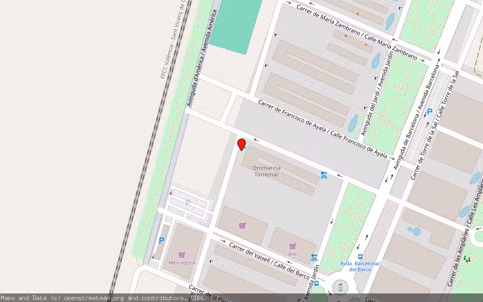 Mapa de Subasta Inmueble (Vivienda) en Oropesa Del Mar, Castellón/Castelló