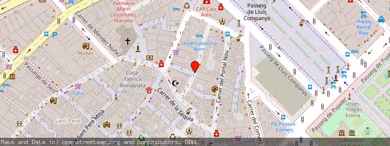 Mapa de Subasta de Inmueble (Local comercial) en Barcelona, Barcelona 