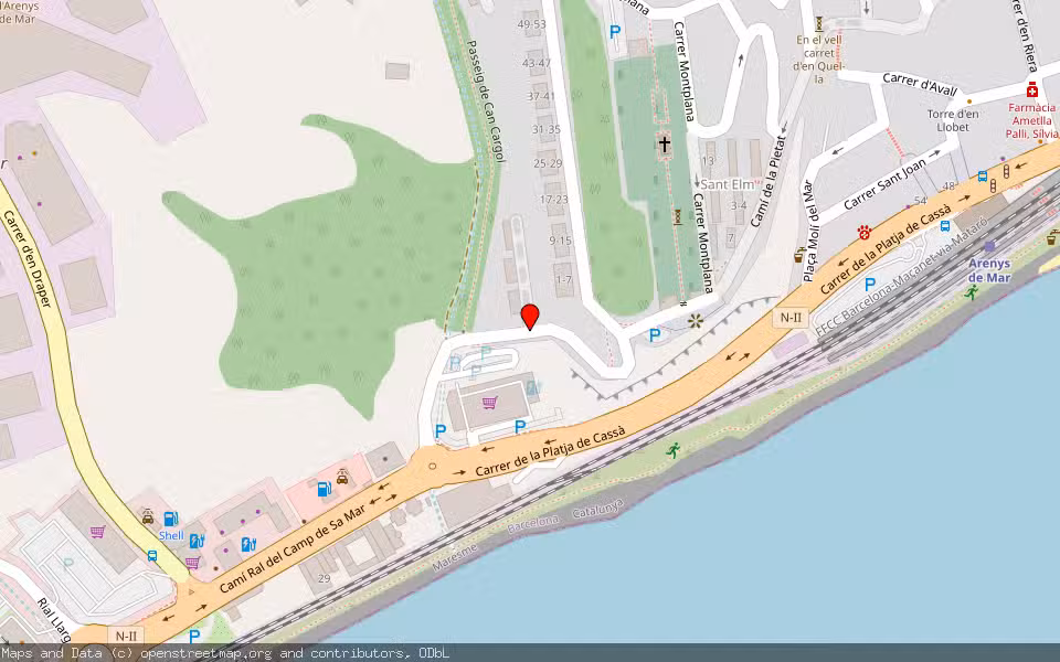 Mapa de Subasta Inmueble (Finca rústica) en Arenys De Mar, Barcelona