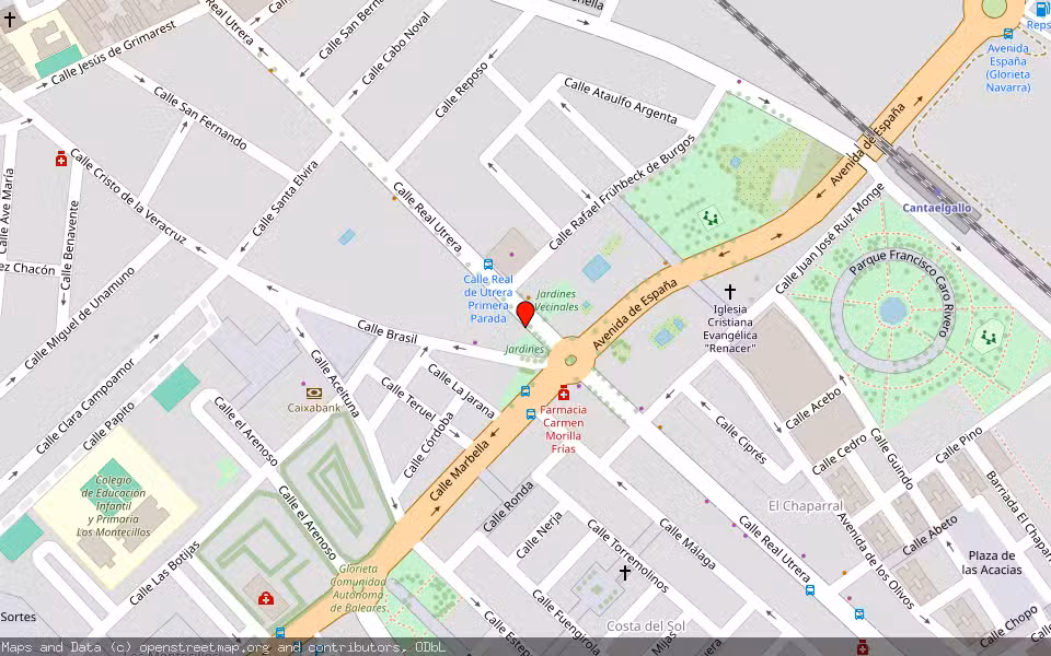 Mapa de Subasta Inmueble (Otros) en Dos Hermanas, Sevilla