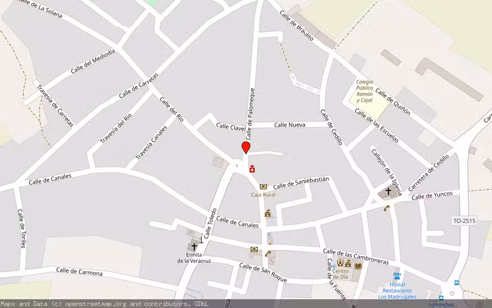 Mapa de Subasta Inmueble (Vivienda) en, Toledo