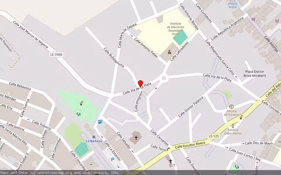 Mapa de Subasta Inmueble (Vivienda) en La Bañeza, León