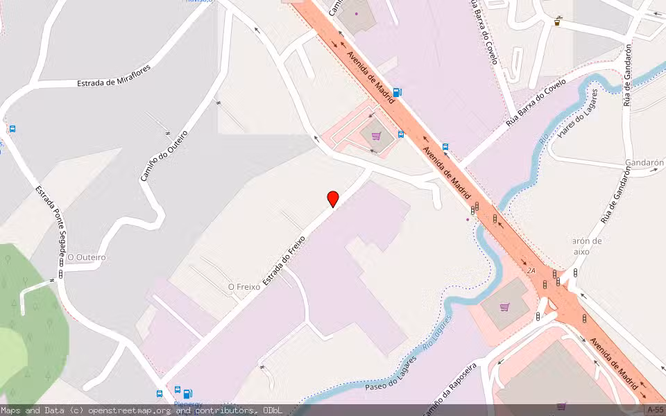 Mapa de Subasta Inmueble (Nave industrial) en Vigo, Pontevedra