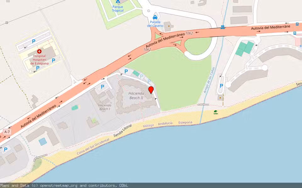 Mapa de Subasta Inmueble (Vivienda) en Estepona, Málaga