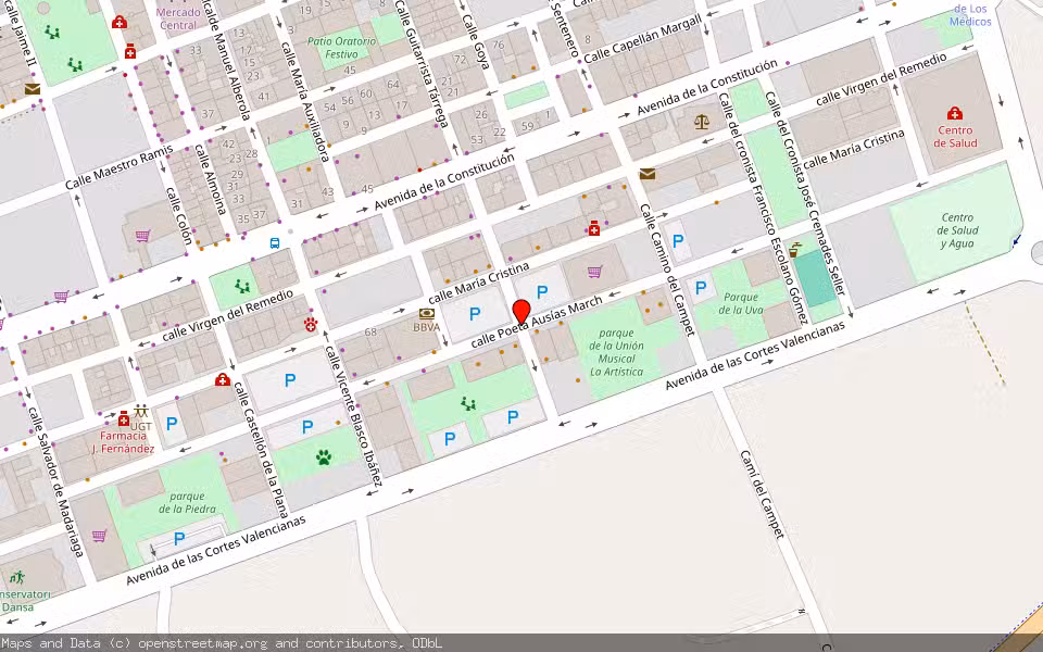Mapa de Subasta Inmueble (Vivienda) en Novelda, Alicante/Alacant