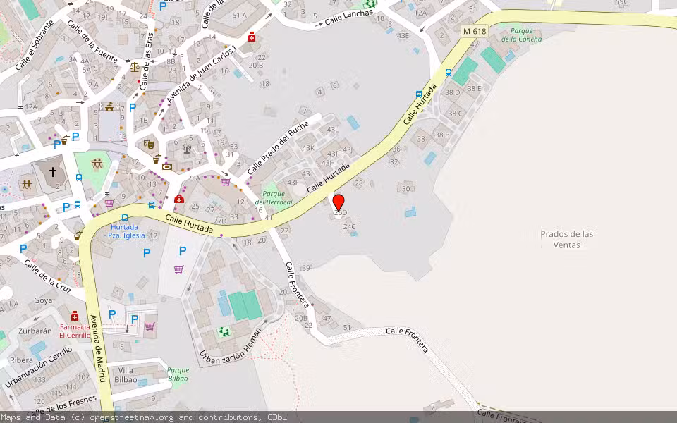 Mapa de Subasta Inmueble (Solar) en Hoyo De Manzanares, Madrid