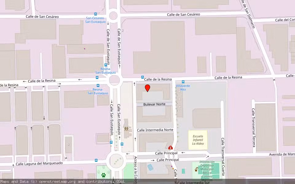 Mapa de Subasta Inmueble (Vivienda) en Madrid