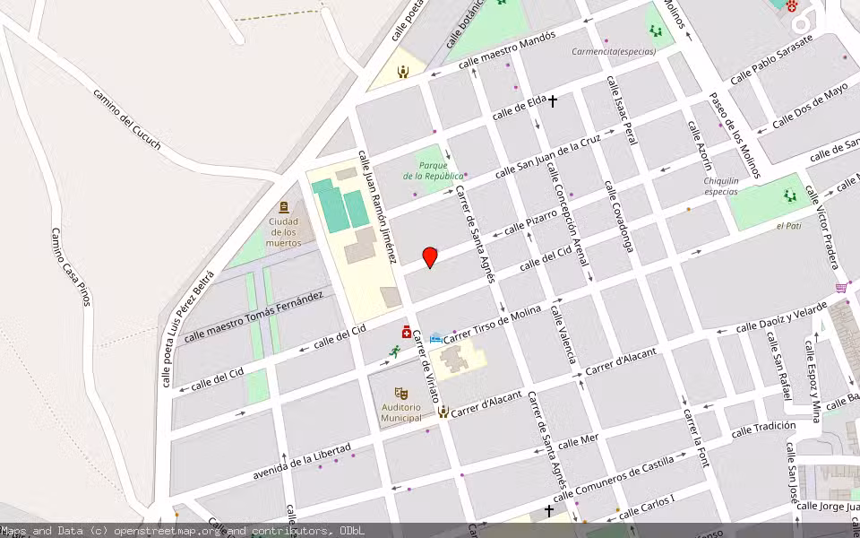 Mapa de Subasta Inmueble (Solar) en Novelda, Alicante/Alacant