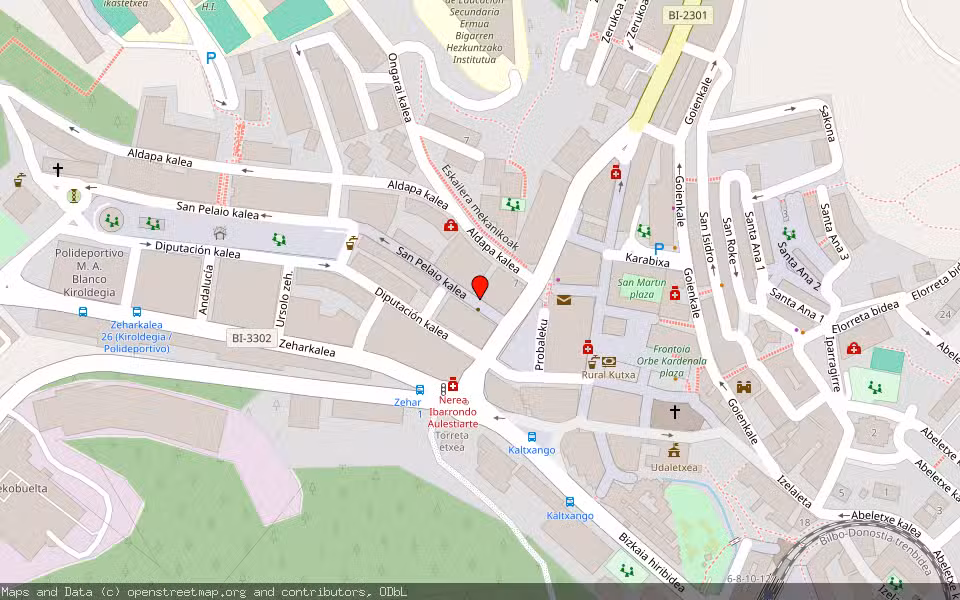 Mapa de Subasta Inmueble (Vivienda) en Ermua, Bizkaia