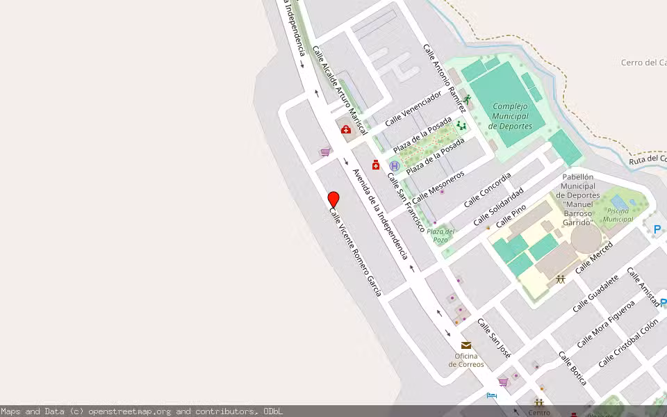 Mapa de Subasta Inmueble (Local comercial) en San Jose Del Valle, Cádiz