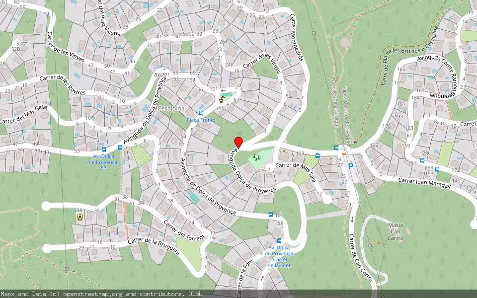 Mapa de Subasta Inmueble (Solar) en Torrelles De Llobregat, Barcelona