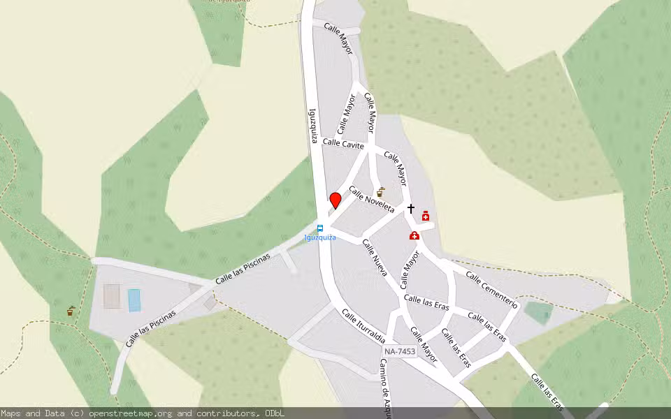 Mapa de Subasta Inmueble (Vivienda) en Igúzquiza, Navarra