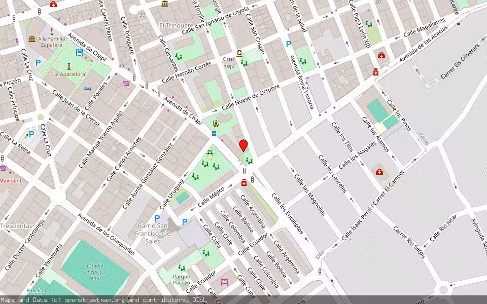 Mapa de Subasta Inmueble (Vivienda) en Elda, Alicante/Alacant