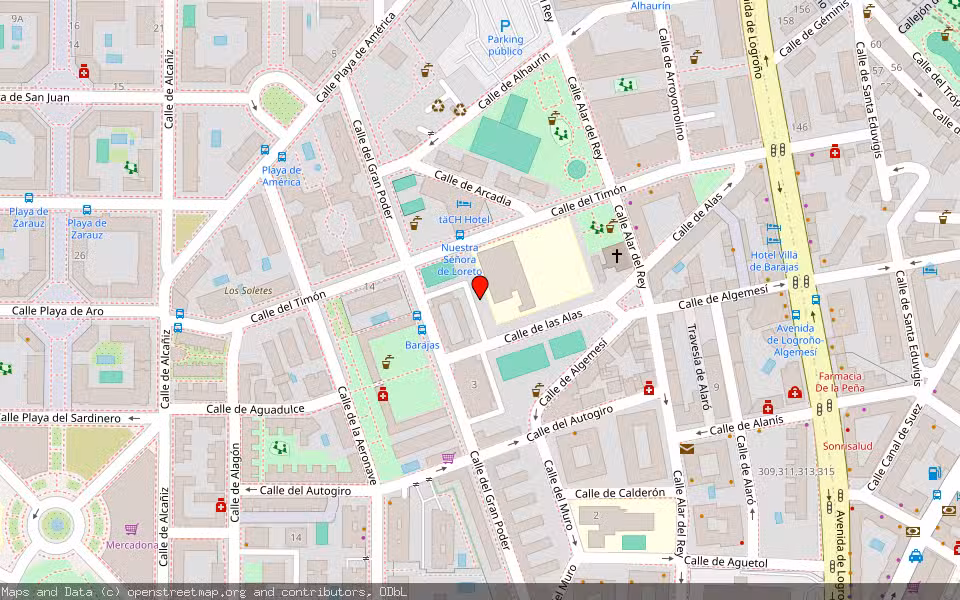 Mapa de Subasta Inmueble (Vivienda) en Madrid