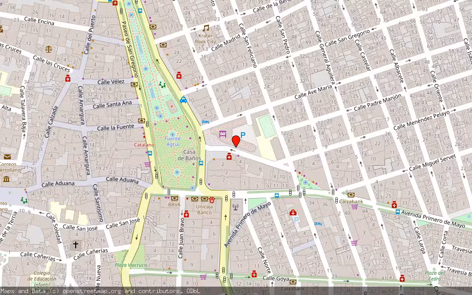 Mapa de Subasta Inmueble (Vivienda) en Puertollano, Ciudad Real