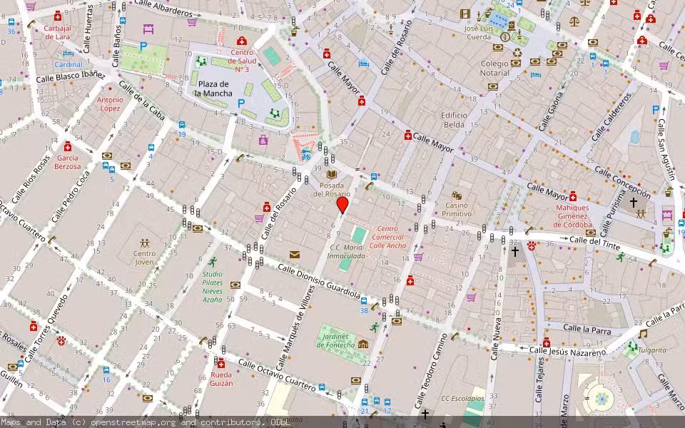 Mapa de Subasta Inmueble (Vivienda) en Albacete