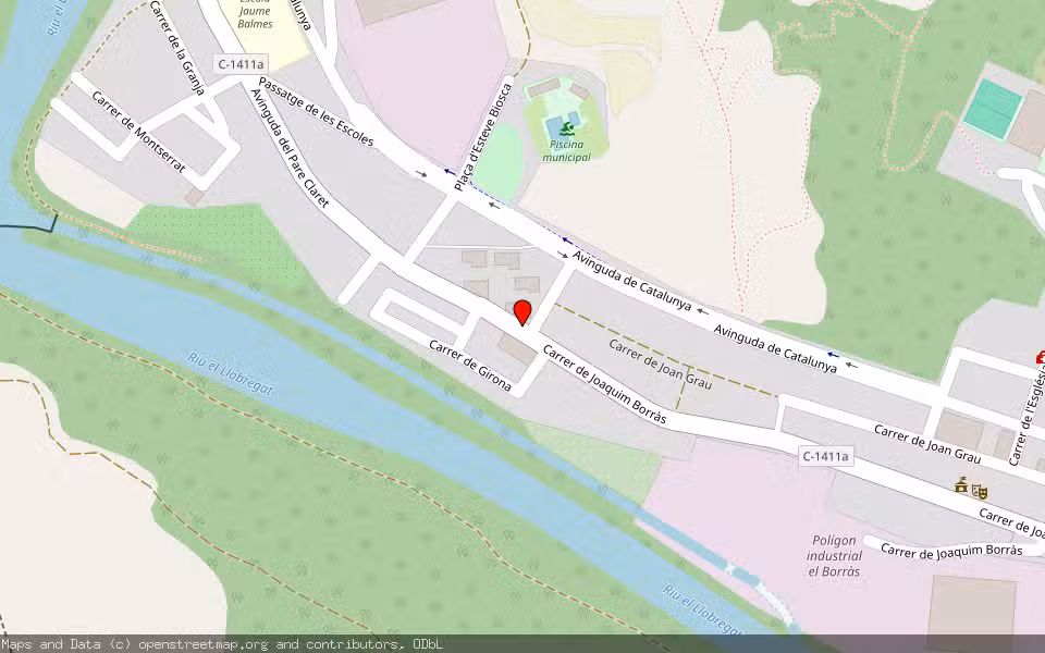 Mapa de Subasta Inmueble (Vivienda) en Castellbell I El Vilar, Barcelona