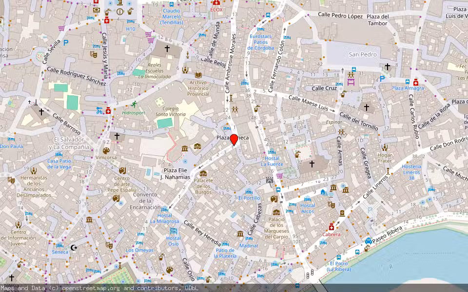 Mapa de Subasta Inmueble (Finca rústica) en Cordoba, Córdoba