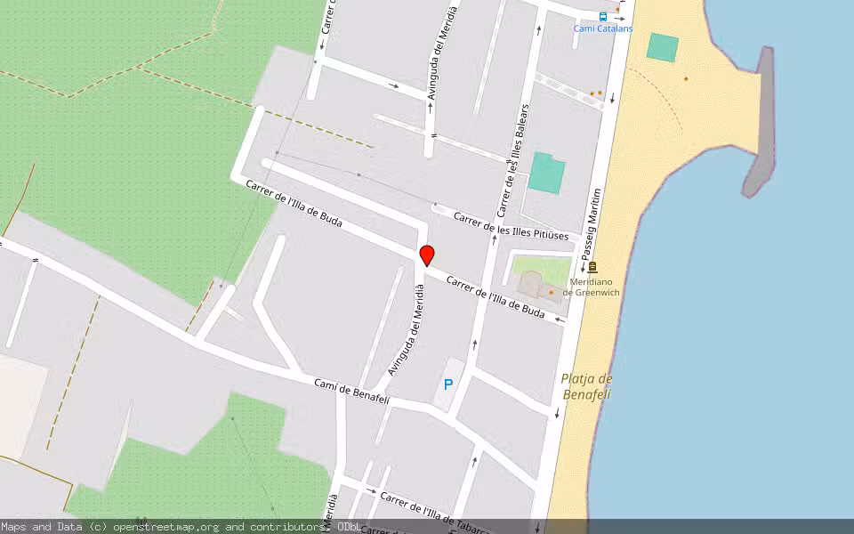 Mapa de Subasta Inmueble (Local comercial) en Almazora, Castellón/Castelló