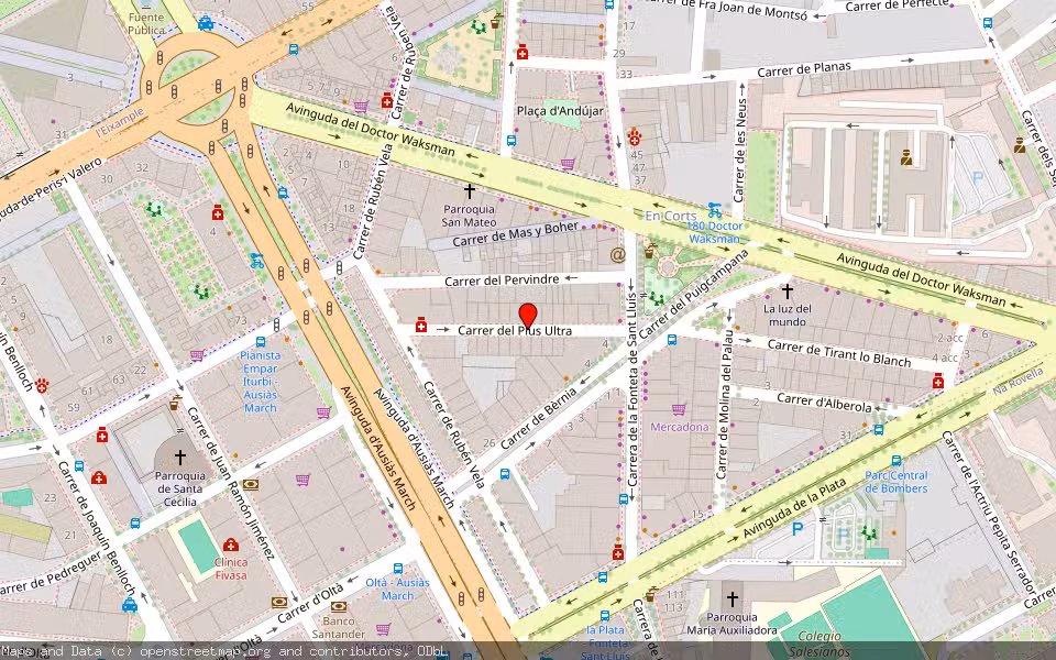Mapa de Subasta Inmueble (Vivienda) en Valencia, Valencia/València