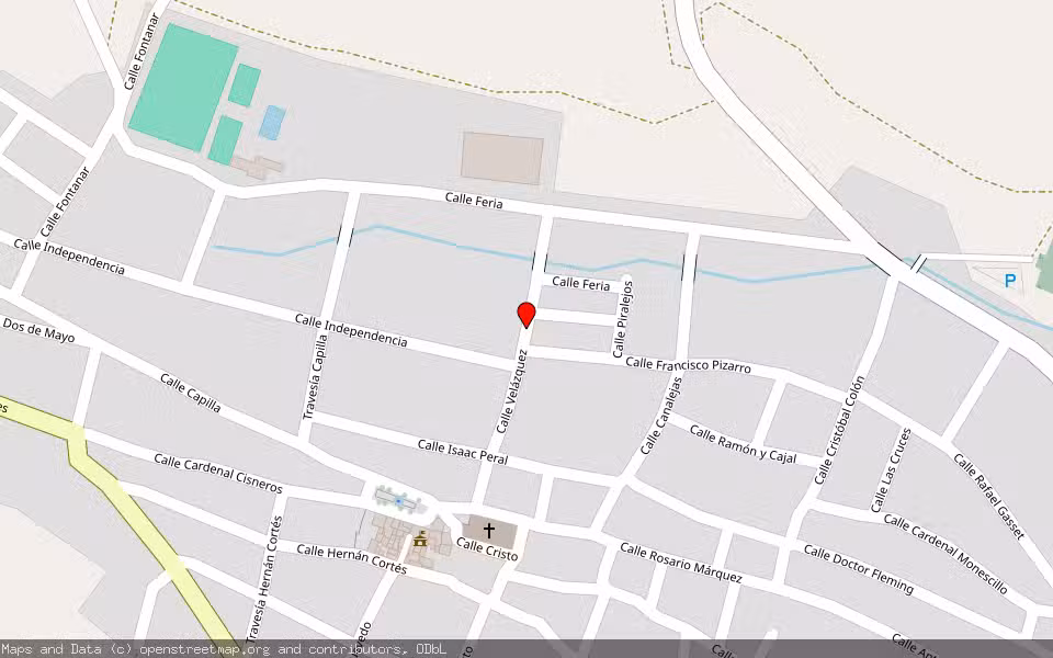 Mapa de Subasta Inmueble (Solar) en Chillon, Ciudad Real