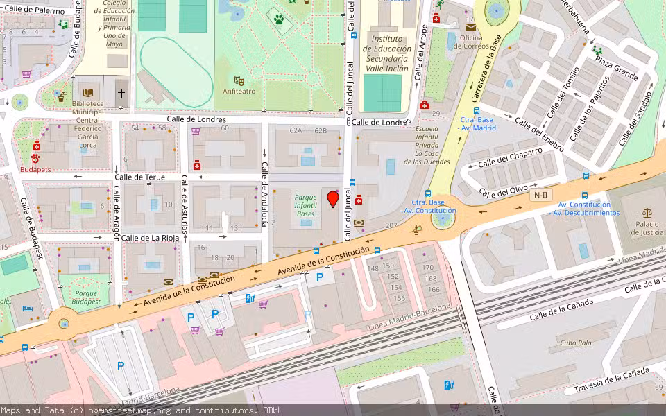 Mapa de Subasta Inmueble (Vivienda) en Torrejon De Ardoz, Madrid