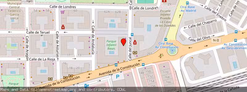 Mapa de Subasta de Inmueble (Vivienda) en Torrejon De Ardoz, Madrid 