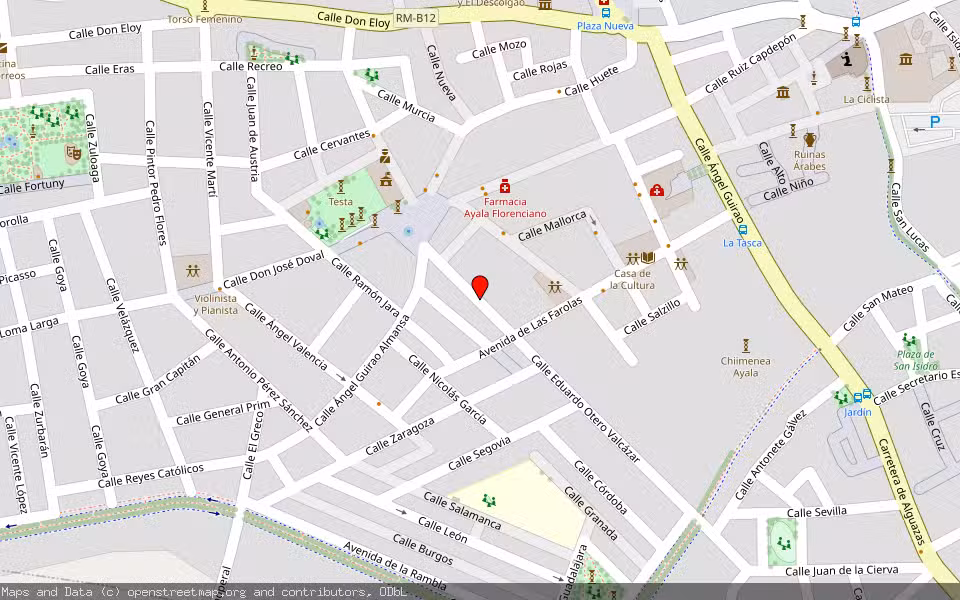 Mapa de Subasta Inmueble (Vivienda) en Ceutí, Murcia