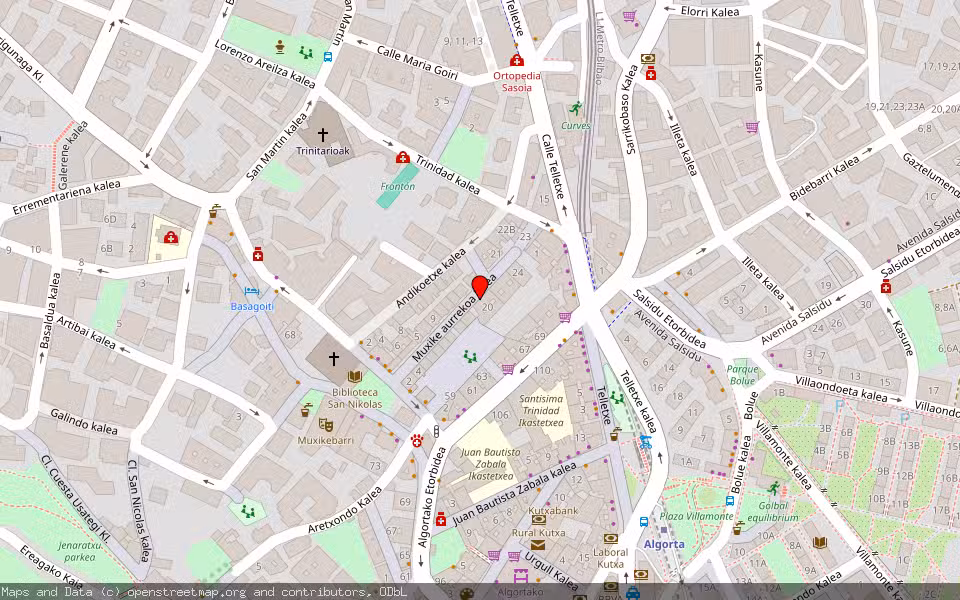 Mapa de Subasta Inmueble (Vivienda) en Getxo, Bizkaia