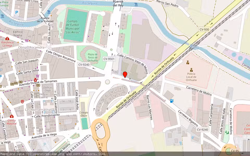 Mapa de Subasta Inmueble (Vivienda) en Orihuela, Alicante/Alacant
