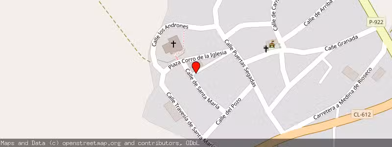 Mapa de Subasta de Inmueble (Nave industrial) en Villerias, Palencia 