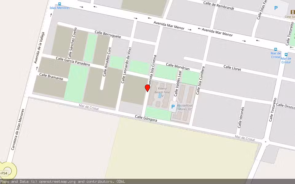 Mapa de Subasta Inmueble (Vivienda) en Cartagena, Murcia