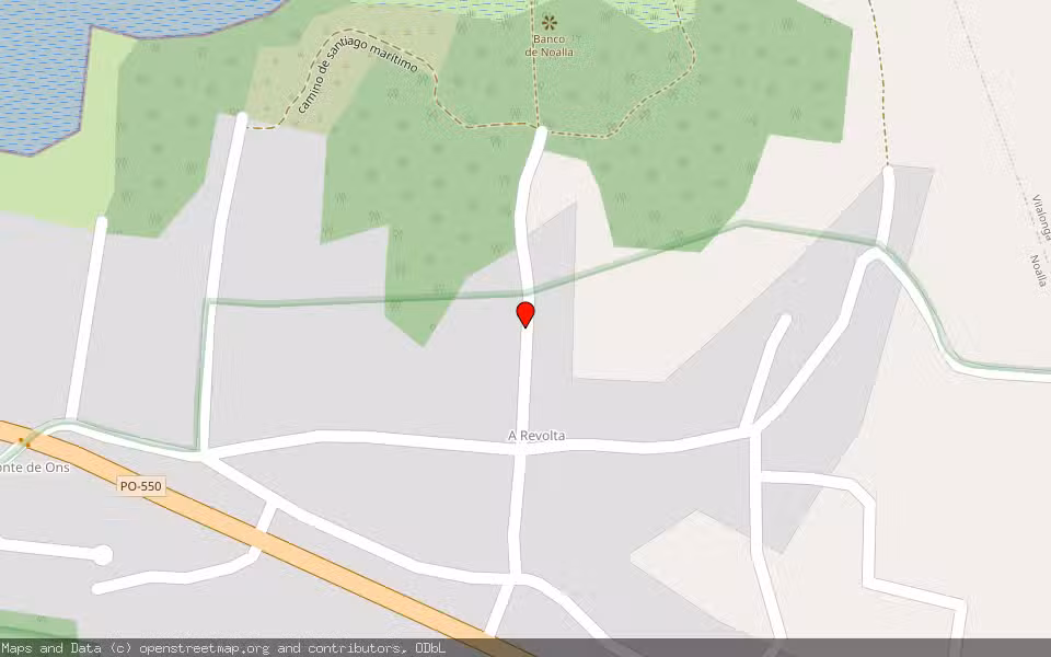 Mapa de Subasta Inmueble (Vivienda) en Sanxenxo, Pontevedra