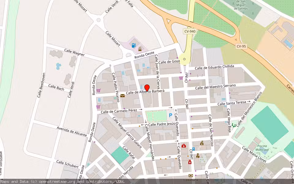 Mapa de Subasta Inmueble (Vivienda) en San Miguel De Salinas, Alicante/Alacant