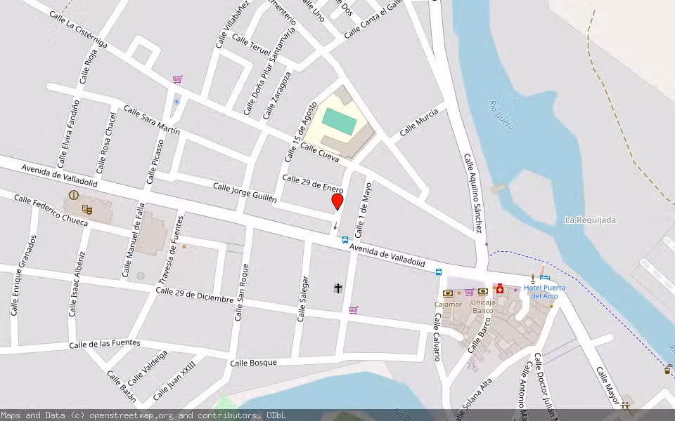 Mapa de Subasta Inmueble (Otros) en Tudela De Duero, Valladolid