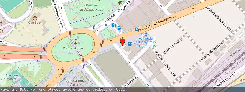 Mapa de Subasta de Inmueble (Vivienda) en Mataró, Barcelona 