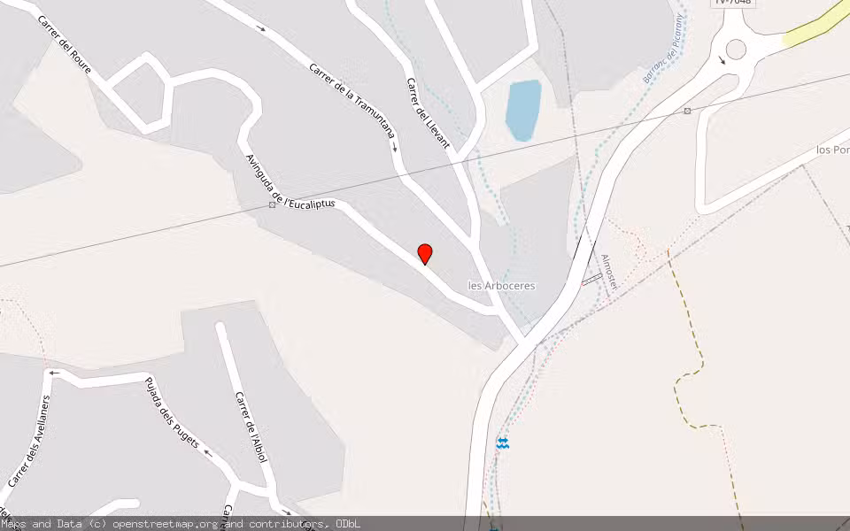 Mapa de Subasta Inmueble (Vivienda) en Castellvell Del Camp (arboceres), Tarragona