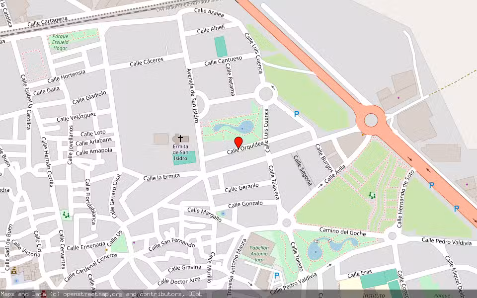 Mapa de Subasta Inmueble (Solar) en Navalmoral De La Mata, Cáceres