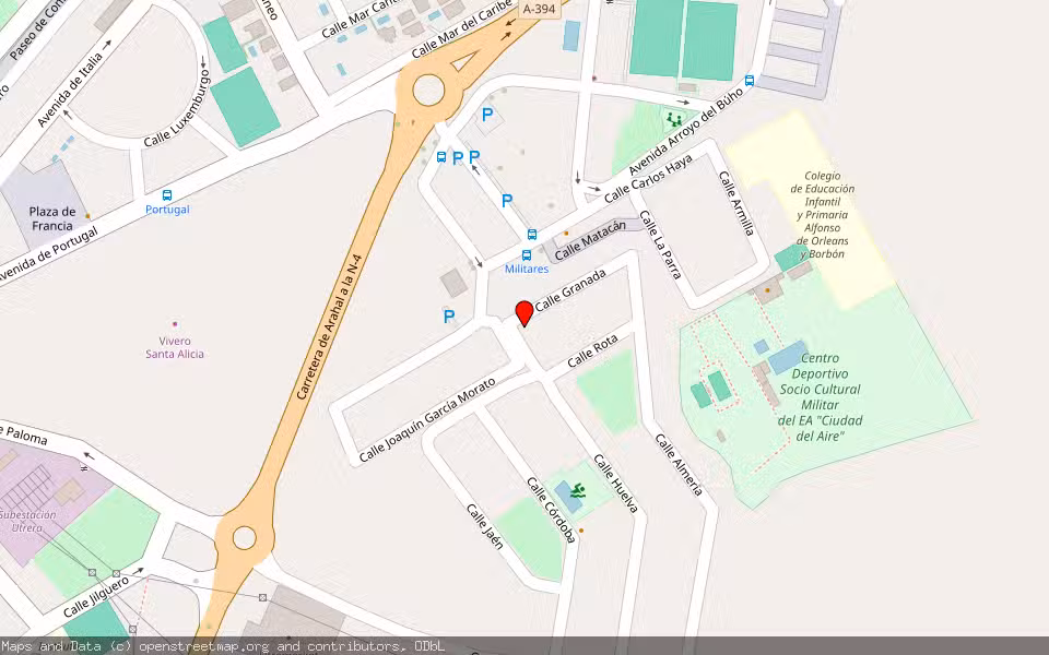 Mapa de Subasta Inmueble (Vivienda) en Utrera, Sevilla