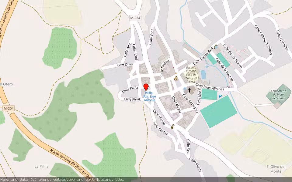 Mapa de Subasta Inmueble (Vivienda) en Villar Del Olmo, Madrid