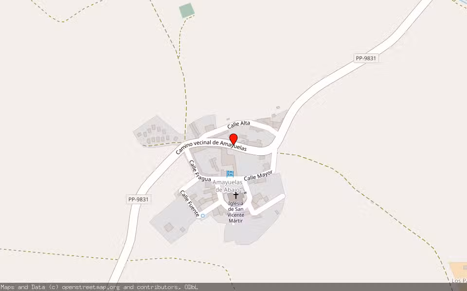 Mapa de Subasta Inmueble (Finca rústica) en San Cebrian De Campos, Palencia