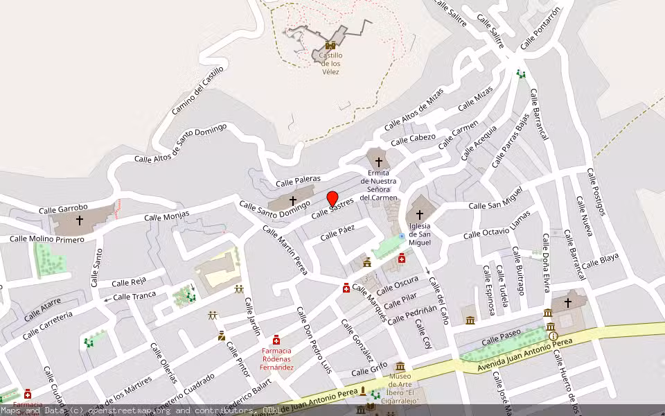 Mapa de Subasta Inmueble (Local comercial) en Mula, Murcia
